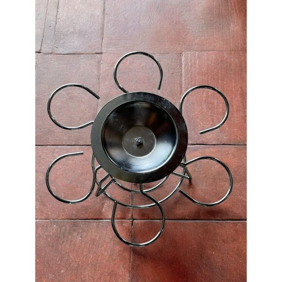 Stainless Steel 6 Cup Rotating Fundue Carousel Only - Picture 5 of 6